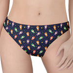 Cute Wizard Pattern Print Women's Thong