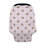 Cute Yorkshire Terrier Pattern Print Baby Seat Cover