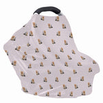 Cute Yorkshire Terrier Pattern Print Baby Seat Cover