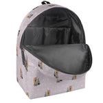 Cute Yorkshire Terrier Pattern Print Backpack