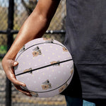 Cute Yorkshire Terrier Pattern Print Basketball