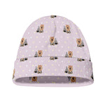 Cute Yorkshire Terrier Pattern Print Beanie