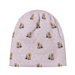 Cute Yorkshire Terrier Pattern Print Beanie
