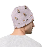 Cute Yorkshire Terrier Pattern Print Beanie