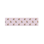 Cute Yorkshire Terrier Pattern Print Bed Runner