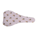 Cute Yorkshire Terrier Pattern Print Bicycle Seat Cover