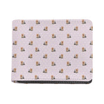Cute Yorkshire Terrier Pattern Print Bifold Wallet