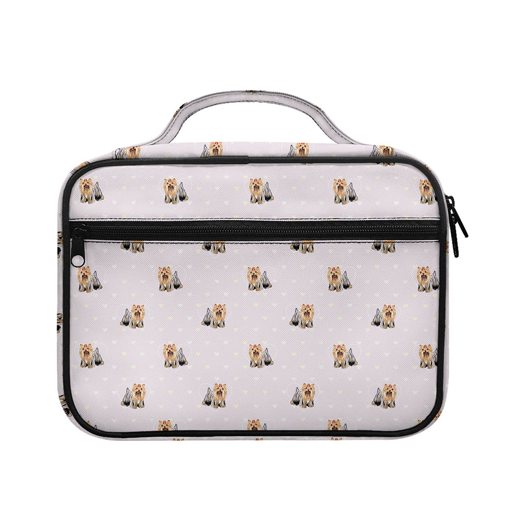 Cute Yorkshire Terrier Pattern Print Briefcase Bible Bag