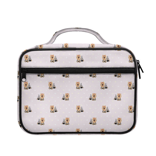 Cute Yorkshire Terrier Pattern Print Briefcase Bible Bag