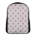 Cute Yorkshire Terrier Pattern Print Casual Backpack