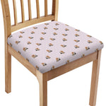 Cute Yorkshire Terrier Pattern Print Chair Cushion Cover