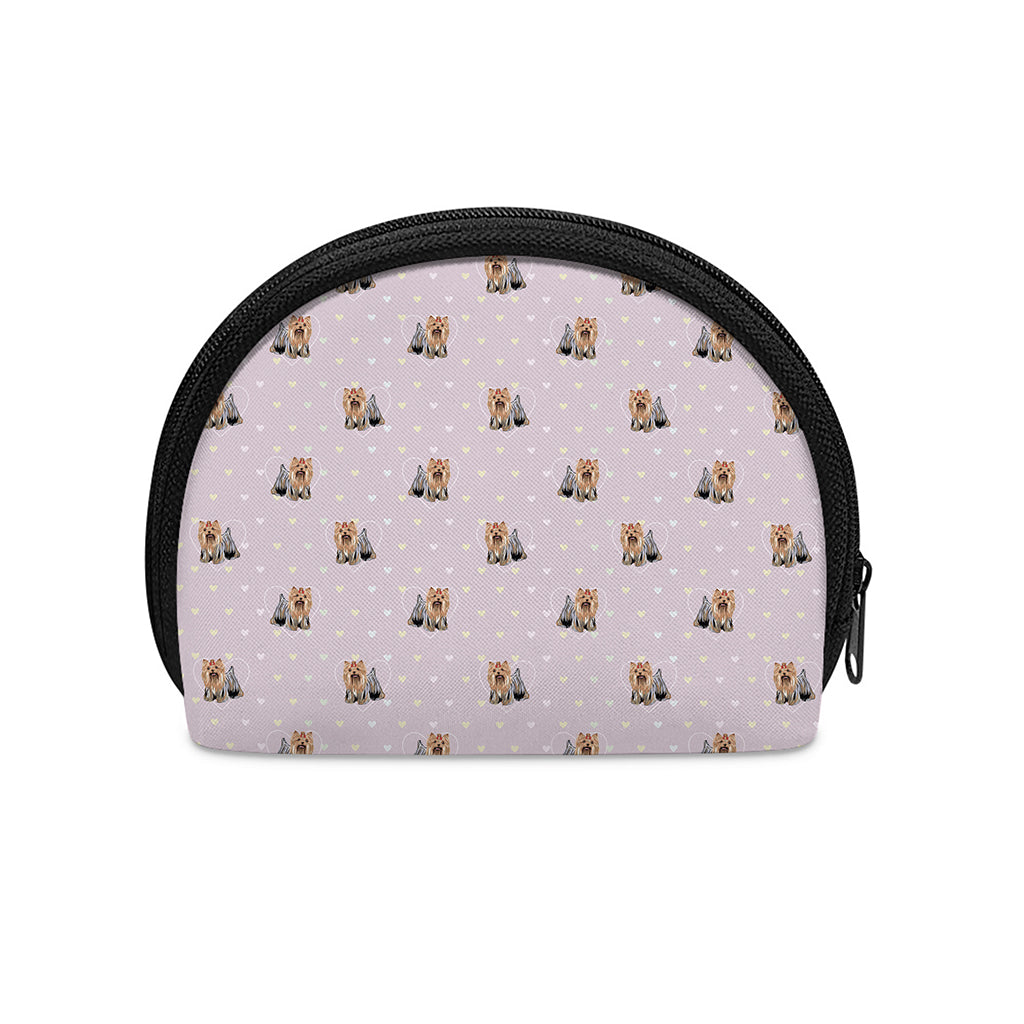 Cute Yorkshire Terrier Pattern Print Coin Purse