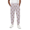 Cute Yorkshire Terrier Pattern Print Cotton Sweatpants