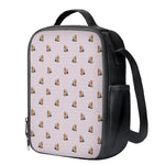 Cute Yorkshire Terrier Pattern Print Crossbody Lunch Bag
