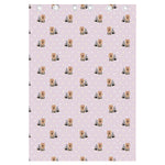 Cute Yorkshire Terrier Pattern Print Curtain