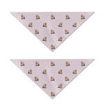 Cute Yorkshire Terrier Pattern Print Dog Bandana