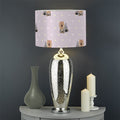 Cute Yorkshire Terrier Pattern Print Drum Lamp Shade