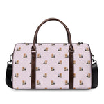 Cute Yorkshire Terrier Pattern Print Duffle Bag