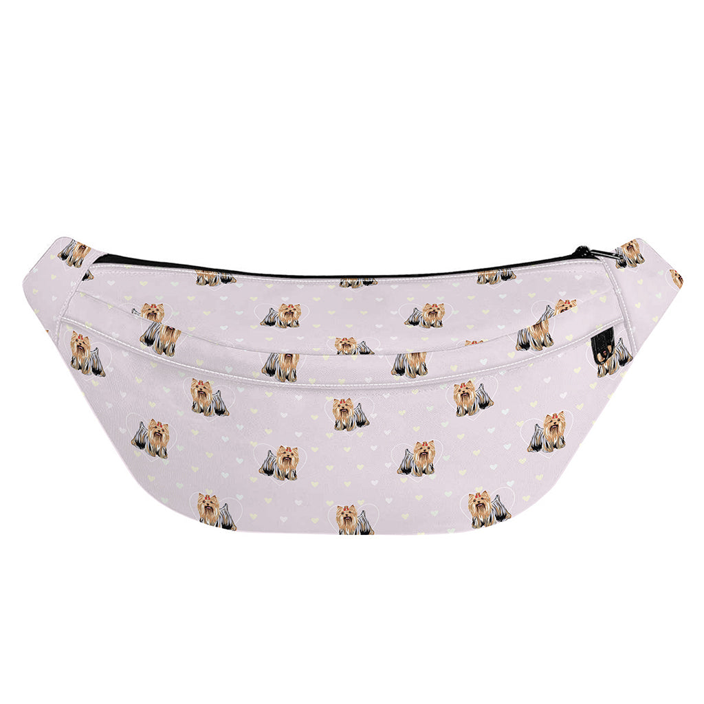 Cute Yorkshire Terrier Pattern Print Fanny Pack