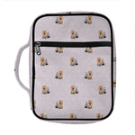 Cute Yorkshire Terrier Pattern Print Front Pocket Bible Bag