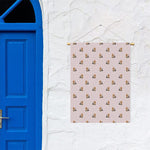 Cute Yorkshire Terrier Pattern Print Garden Flag