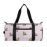 Cute Yorkshire Terrier Pattern Print Gym Bag