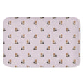 Cute Yorkshire Terrier Pattern Print Indoor Door Mat