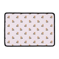 Cute Yorkshire Terrier Pattern Print Kitchen Mat