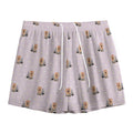 Cute Yorkshire Terrier Pattern Print Mesh Shorts