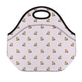 Cute Yorkshire Terrier Pattern Print Neoprene Lunch Bag