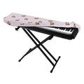Cute Yorkshire Terrier Pattern Print Piano Keyboard Cover