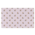 Cute Yorkshire Terrier Pattern Print Polyester Doormat