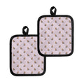 Cute Yorkshire Terrier Pattern Print Pot Holders