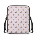 Cute Yorkshire Terrier Pattern Print Rectangular Crossbody Bag