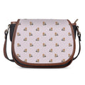 Cute Yorkshire Terrier Pattern Print Saddle Bag