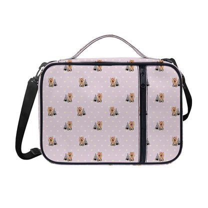 Cute Yorkshire Terrier Pattern Print Shoulder Strap Bible Bag