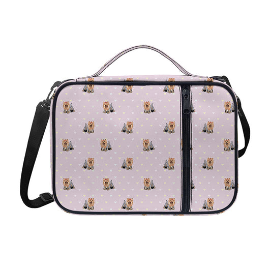 Cute Yorkshire Terrier Pattern Print Shoulder Strap Bible Bag