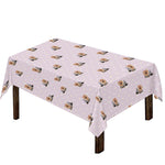 Cute Yorkshire Terrier Pattern Print Tablecloth