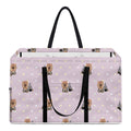 Cute Yorkshire Terrier Pattern Print Utility Tote Bag