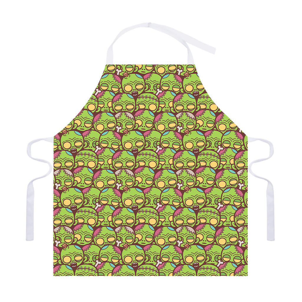 Cute Zombie Pattern Print Adjustable Apron