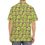 Cute Zombie Pattern Print Aloha Shirt