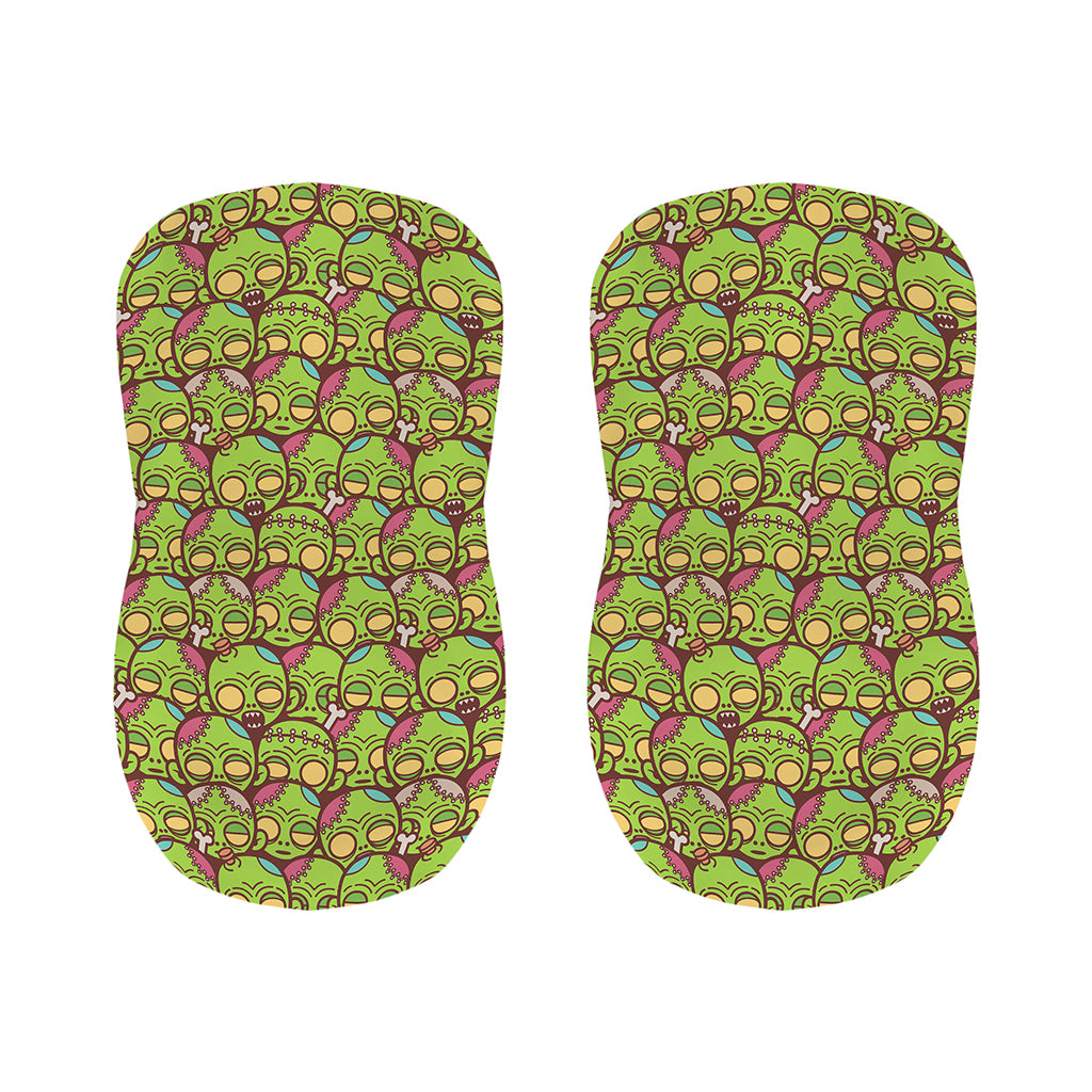 Cute Zombie Pattern Print Bar Stool Covers