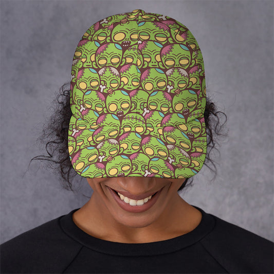 Cute Zombie Pattern Print Baseball Cap