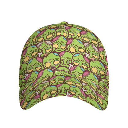 Cute Zombie Pattern Print Baseball Cap