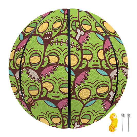 Cute Zombie Pattern Print Basketball