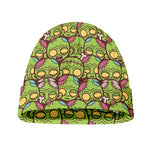 Cute Zombie Pattern Print Beanie