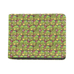 Cute Zombie Pattern Print Bifold Wallet