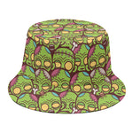 Cute Zombie Pattern Print Bucket Hat