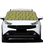 Cute Zombie Pattern Print Car Windshield Snow Cover