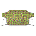 Cute Zombie Pattern Print Car Windshield Snow Cover